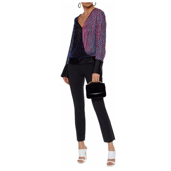 NEW DIANE VON FURSTENBERG Wool Cigarette Pant | Workwear, Chic Events, Tailored - Picture 3 of 10